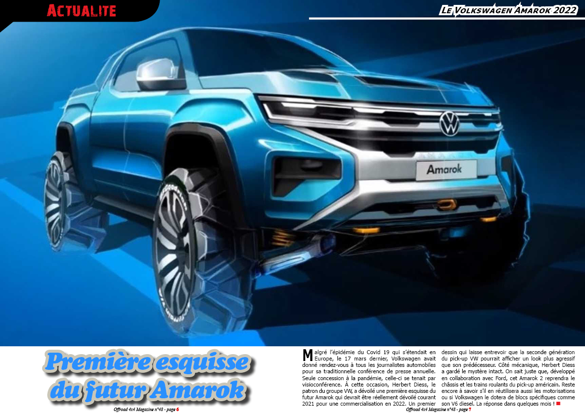 le Volkswagen Amarok 2022