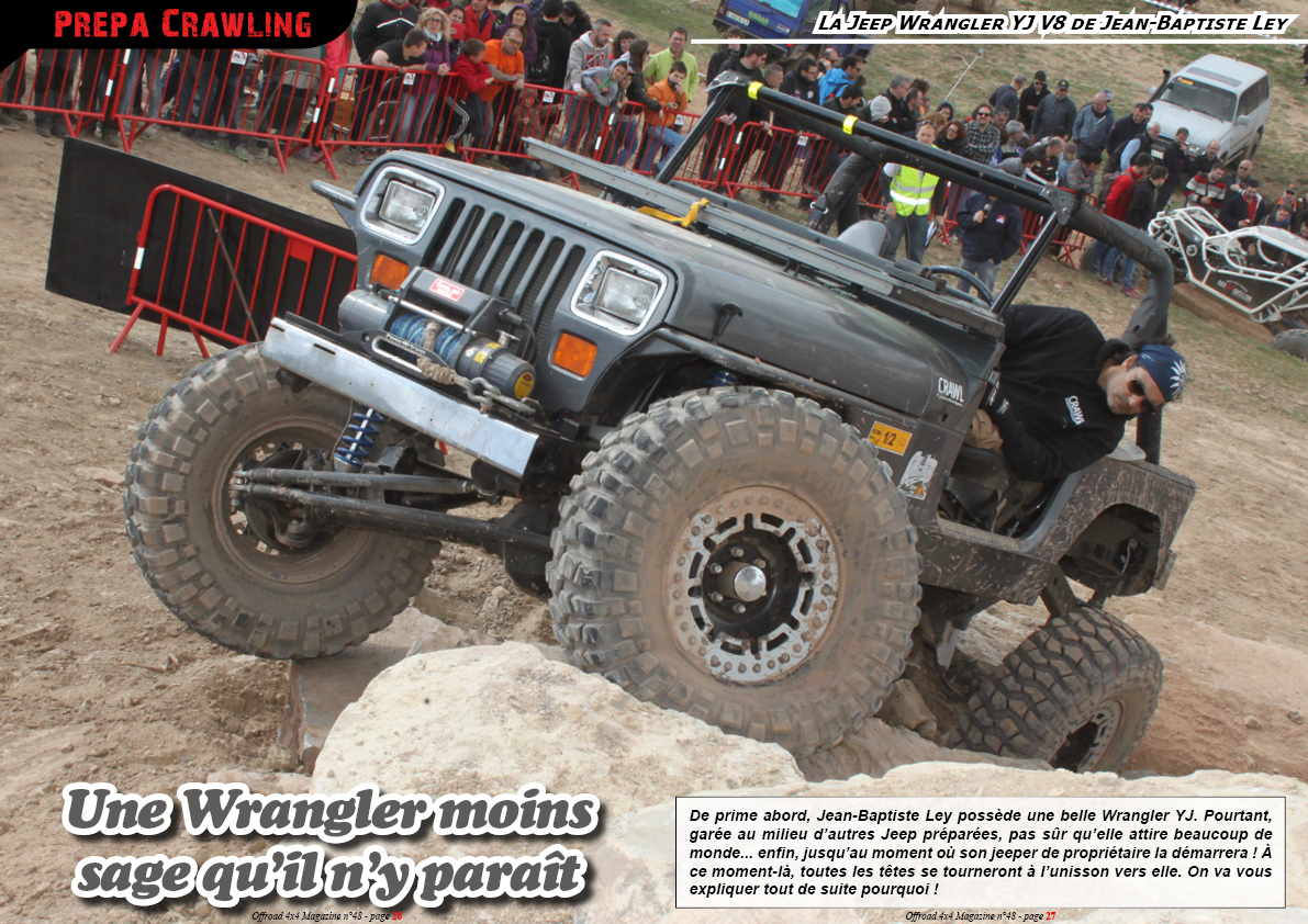 la Jeep Wrangler YJ V8 de Jean-Baptiste Ley