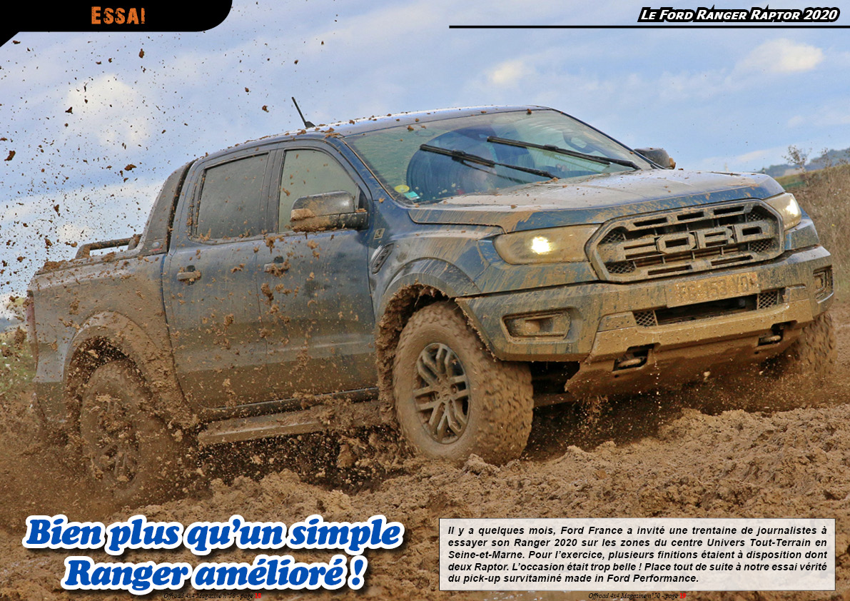 L'essai du Ford Ranger Raptor 2020