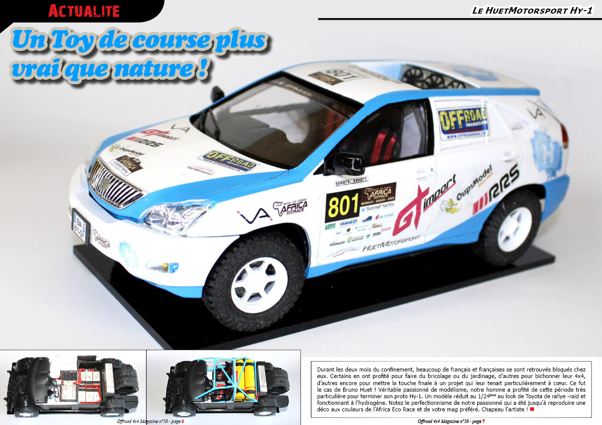Le modï¿½le rï¿½duit HuetMotorsport Hy-1