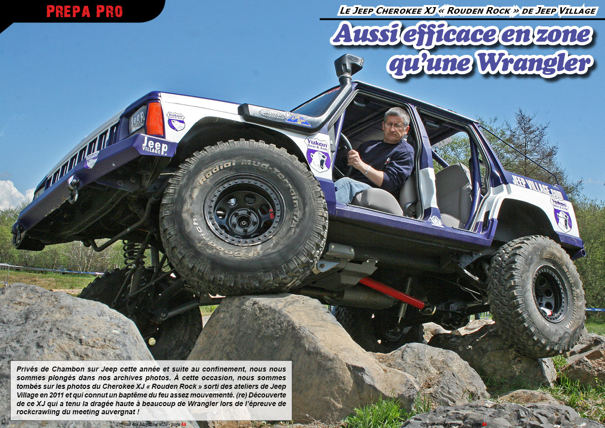 Le Jeep XJ Rockcrawling de Jeep Village