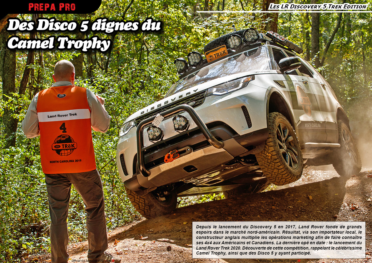 les LR Discovery 5 Trek Edition