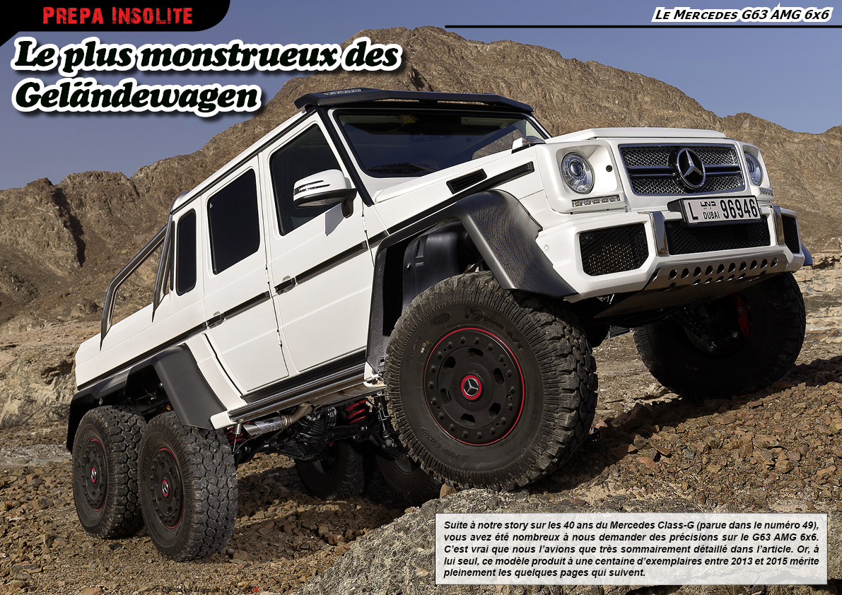 le Mercedes G63 AMG 6x6
