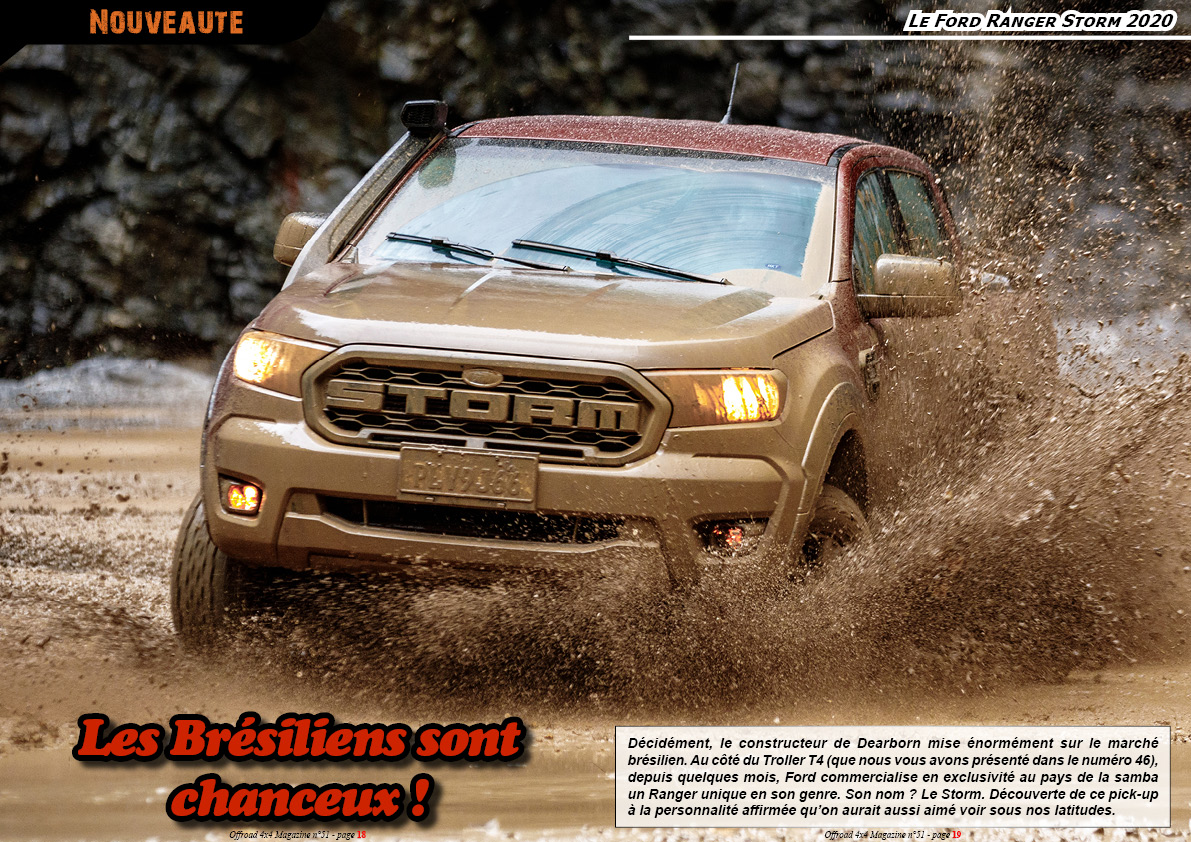 le Ford Ranger Storm 2020