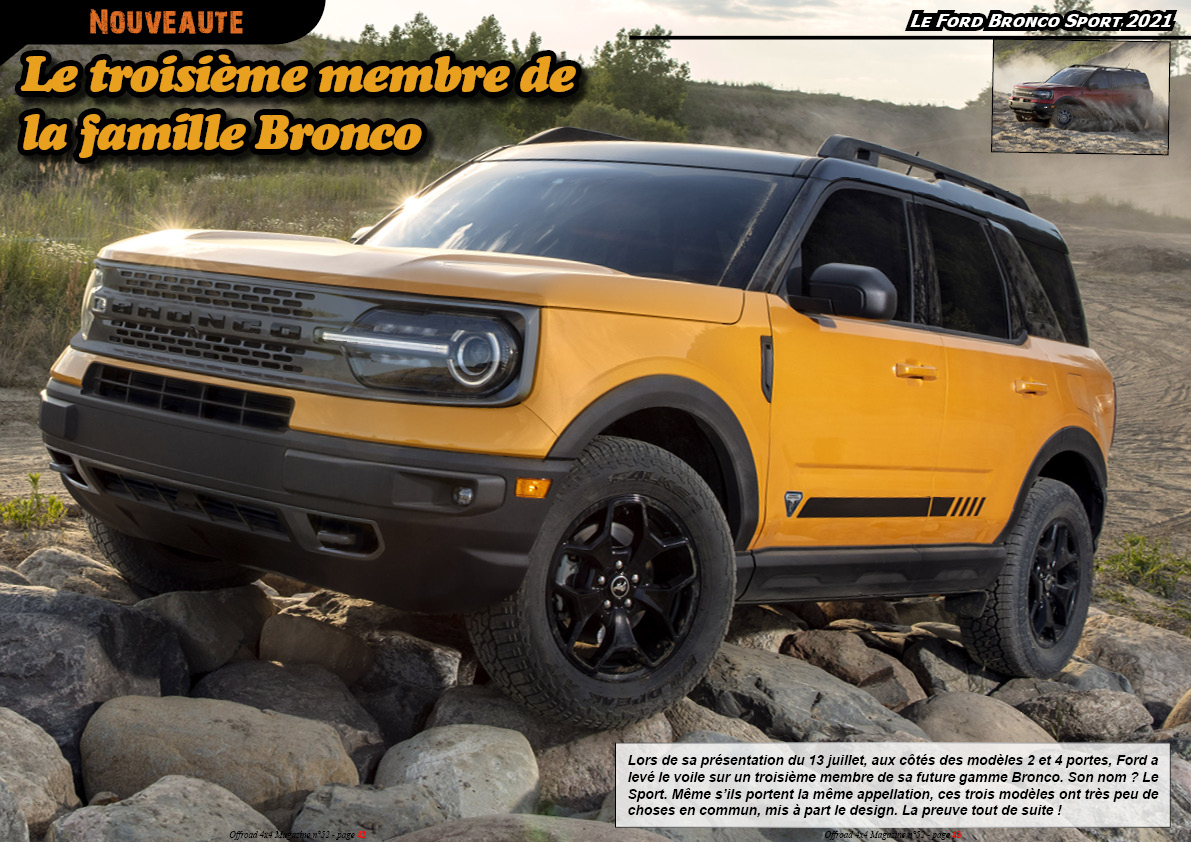 le Ford Bronco Sport 2021