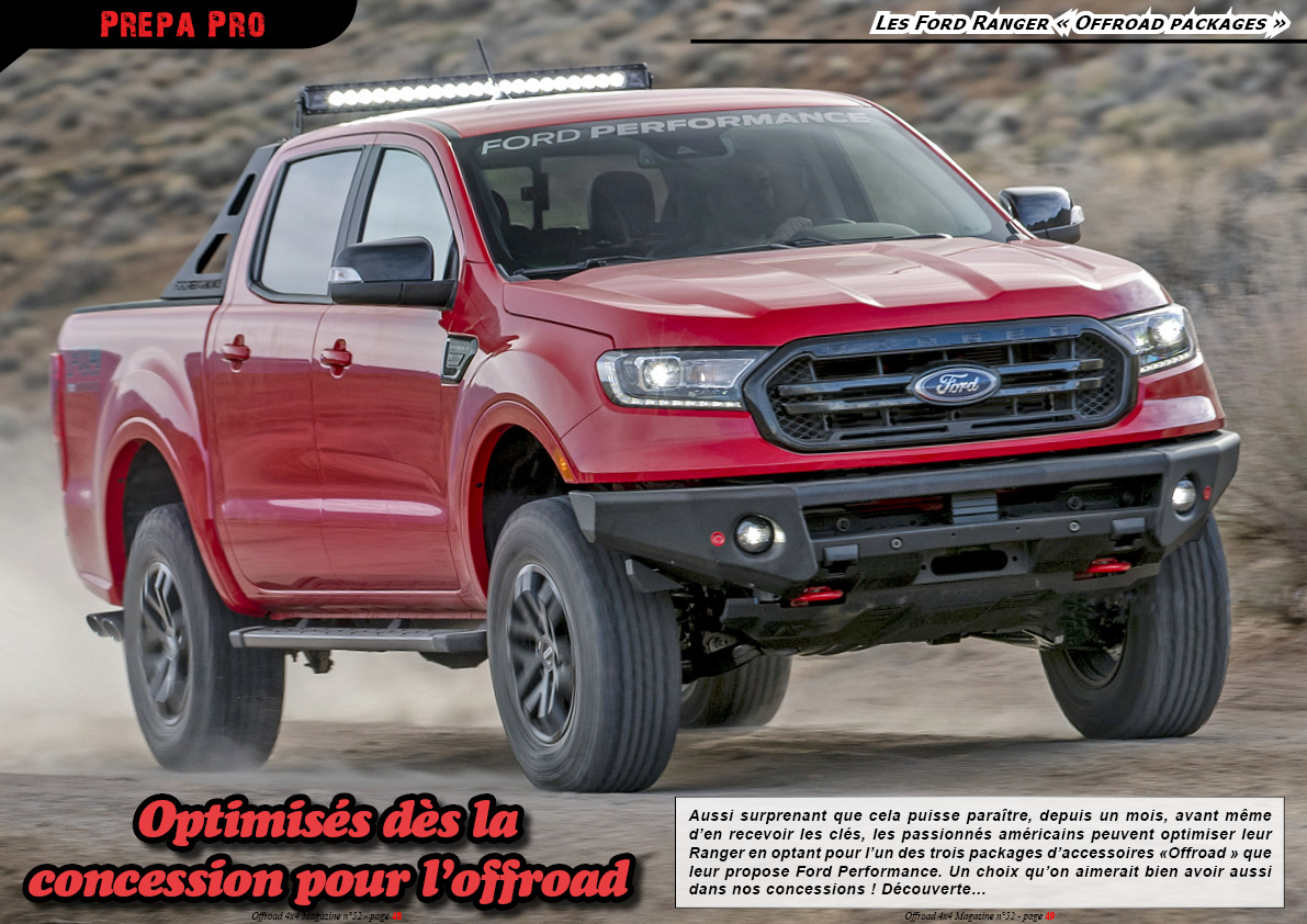 les Ford Ranger Offroad packages