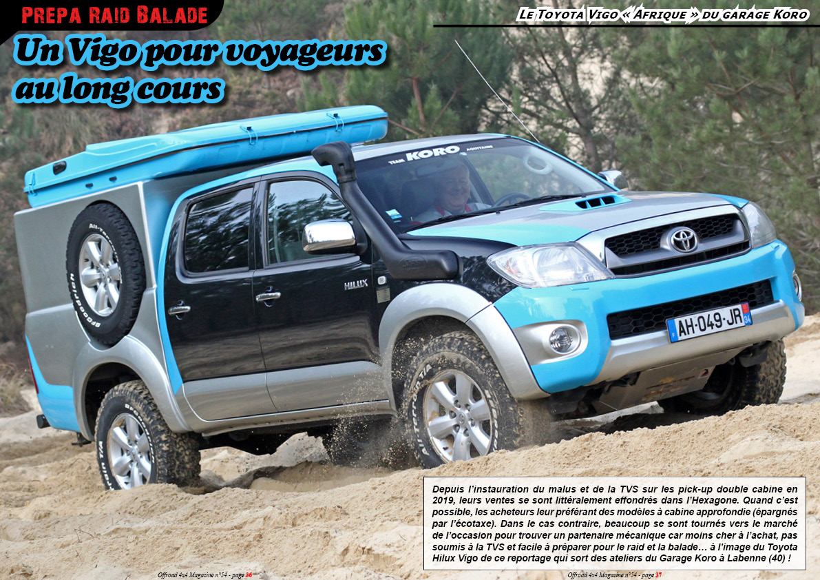 Le Toyota Vigo Afrique du garage Koro