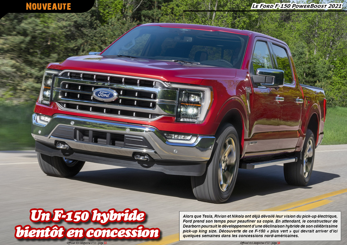 Le Ford F-150 PowerBoost 2021