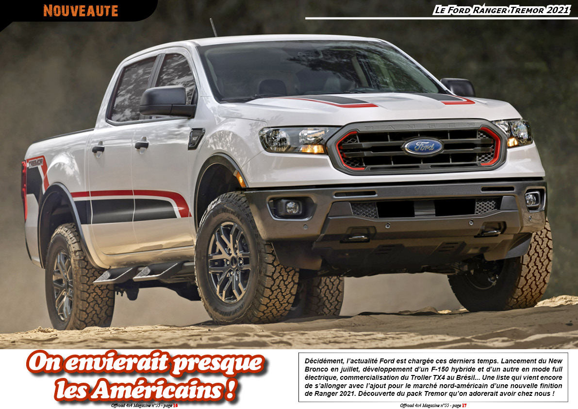 Le Ford Ranger Tremor 2021