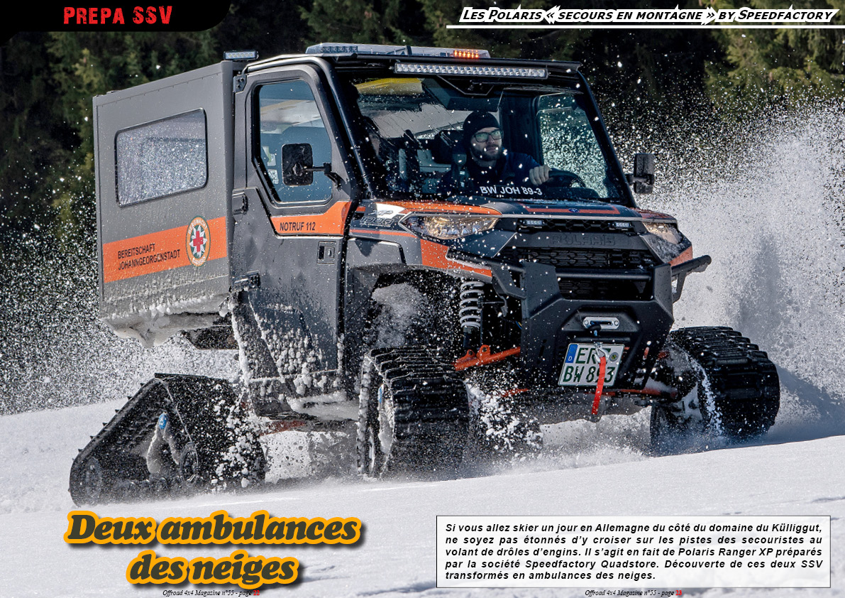 Les Polaris secours en montagne by Speedfactory