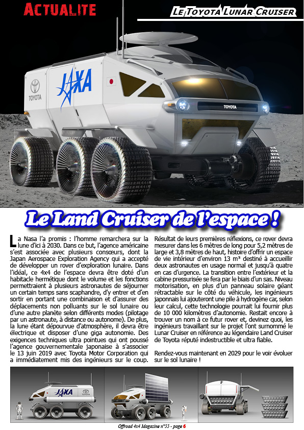 Le Toyota Lunar Cruiser