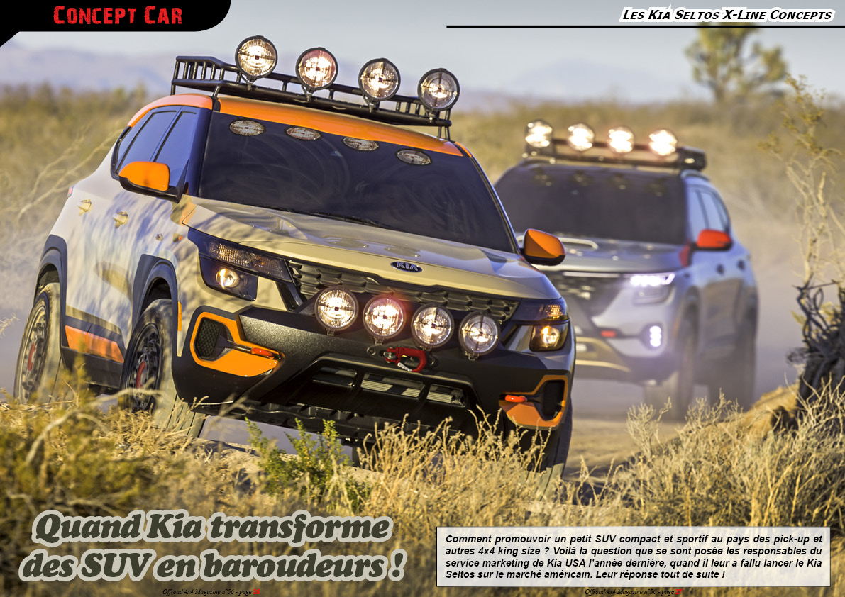 les Kia Seltos X-Line Concepts