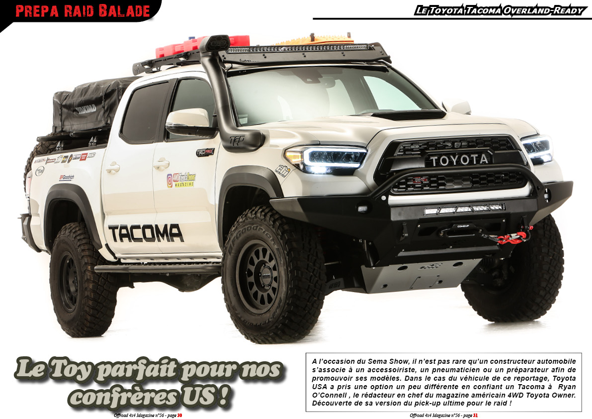 le Toyota Tacoma Overland-Ready