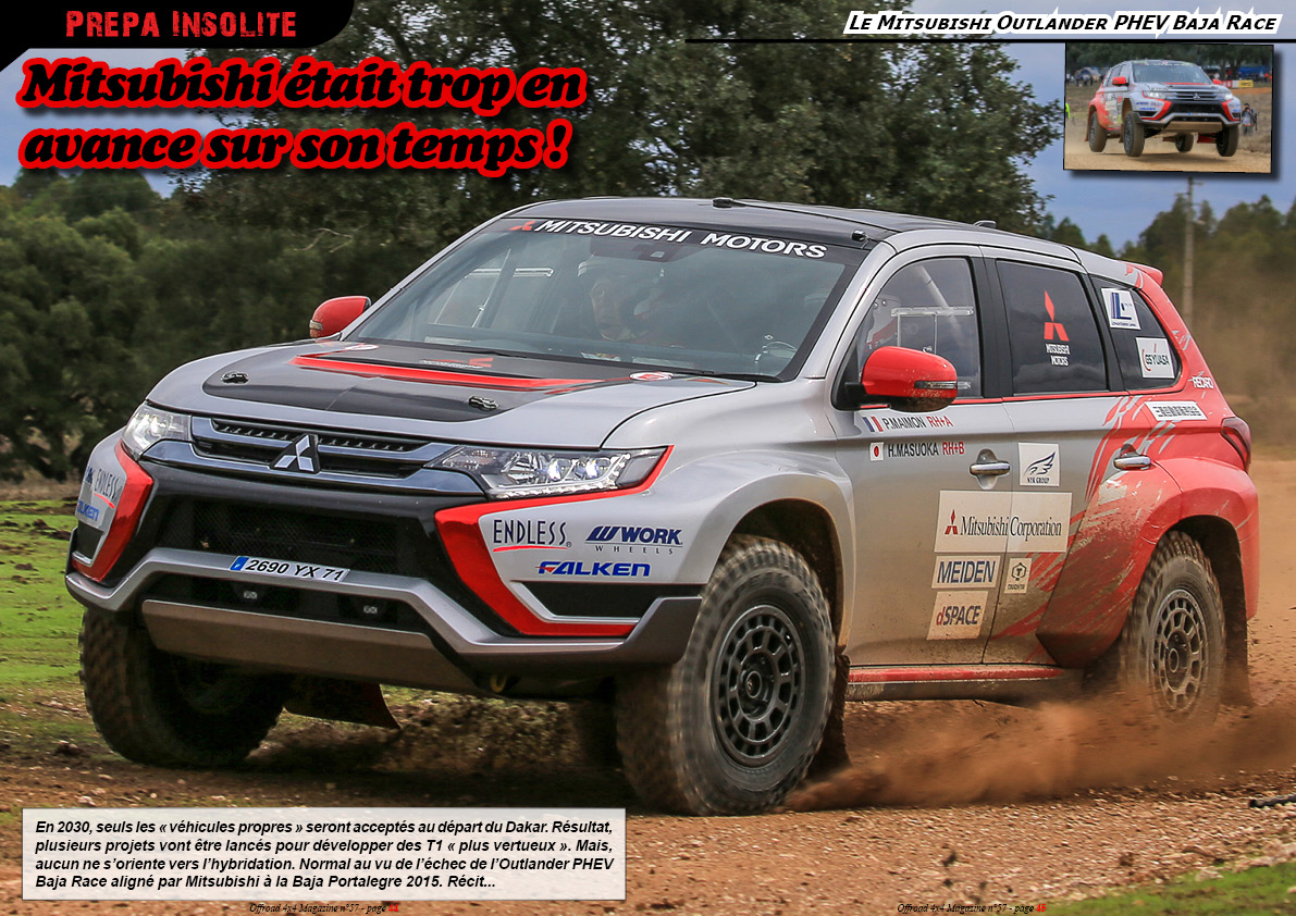 le Mitsubishi Outlander PHEV Baja Race