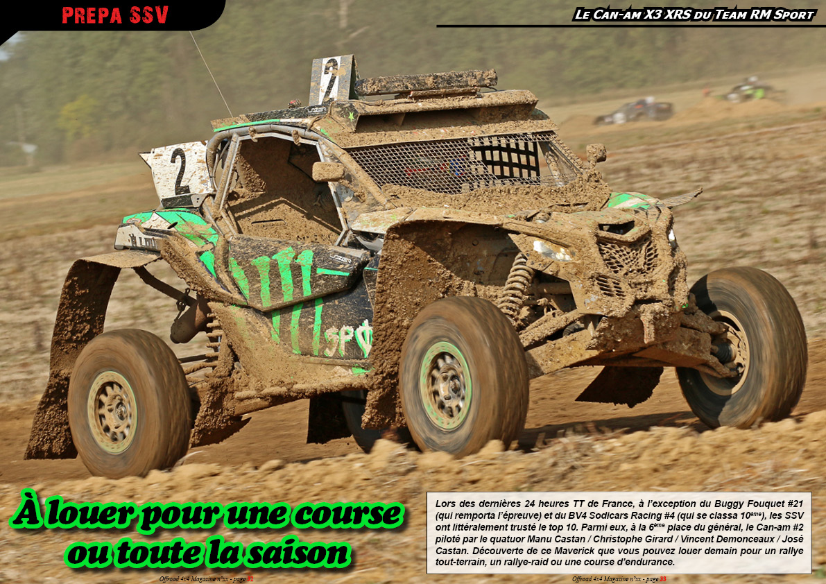 le Can-am X3 XRS du Team RM Sport