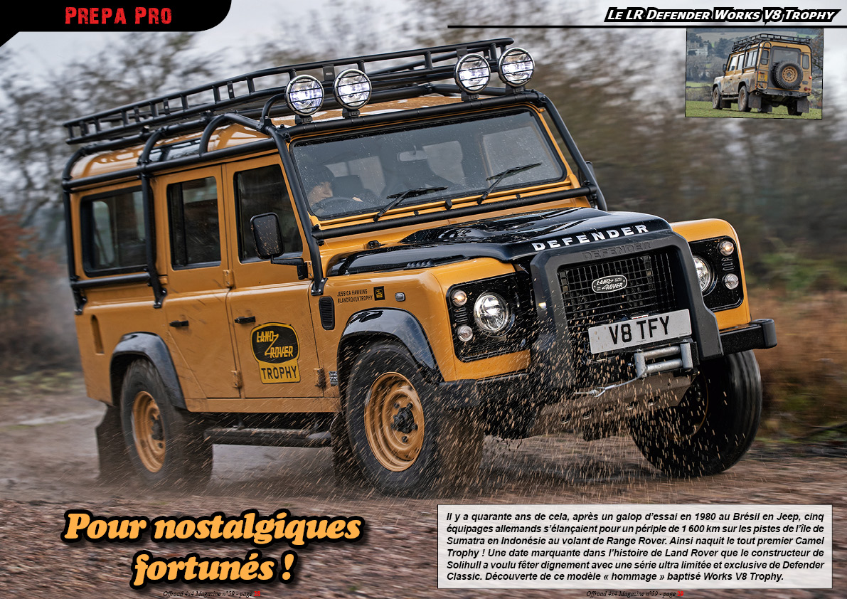 le LR Defender Works V8 Trophy