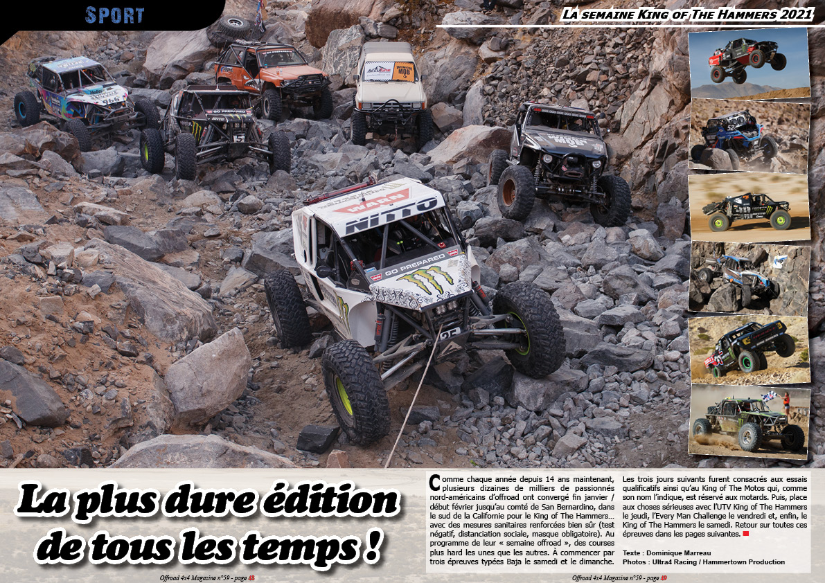 la semaine King of The Hammers 2021