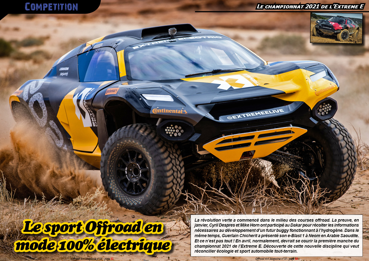 le championnat 2021 de l'Extreme E