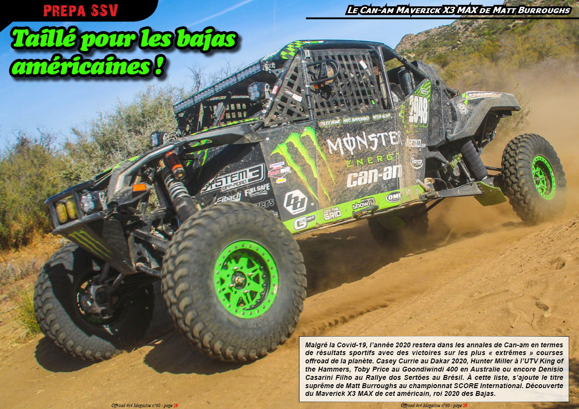le Can-am Maverick X3 MAX de Matt Burroughs