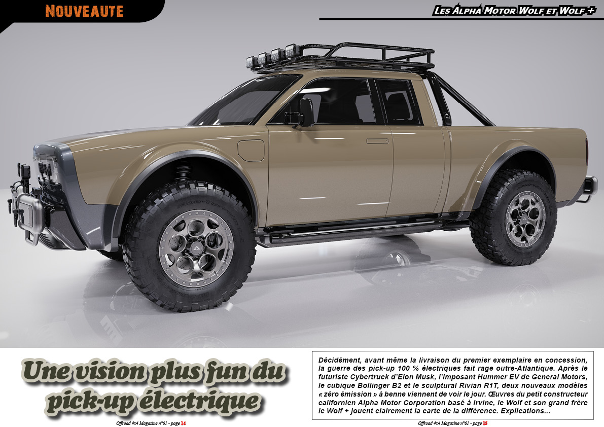les Alpha Motor Wolf et Wolf +