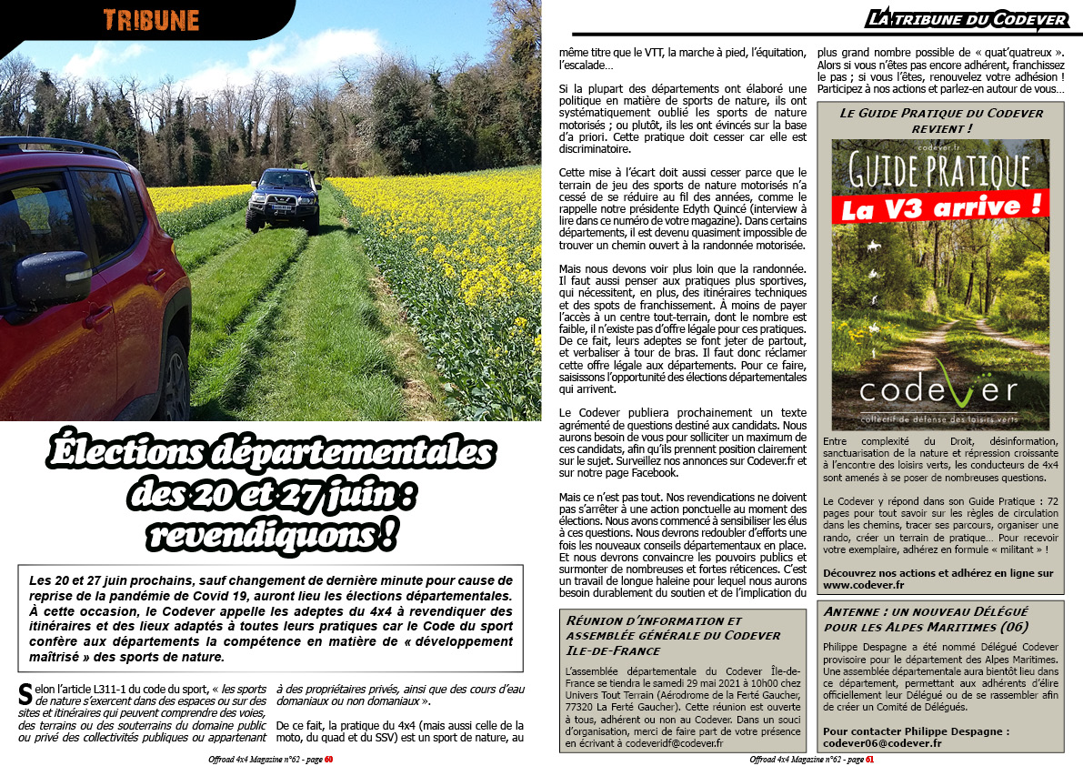 la Tribune du Codever