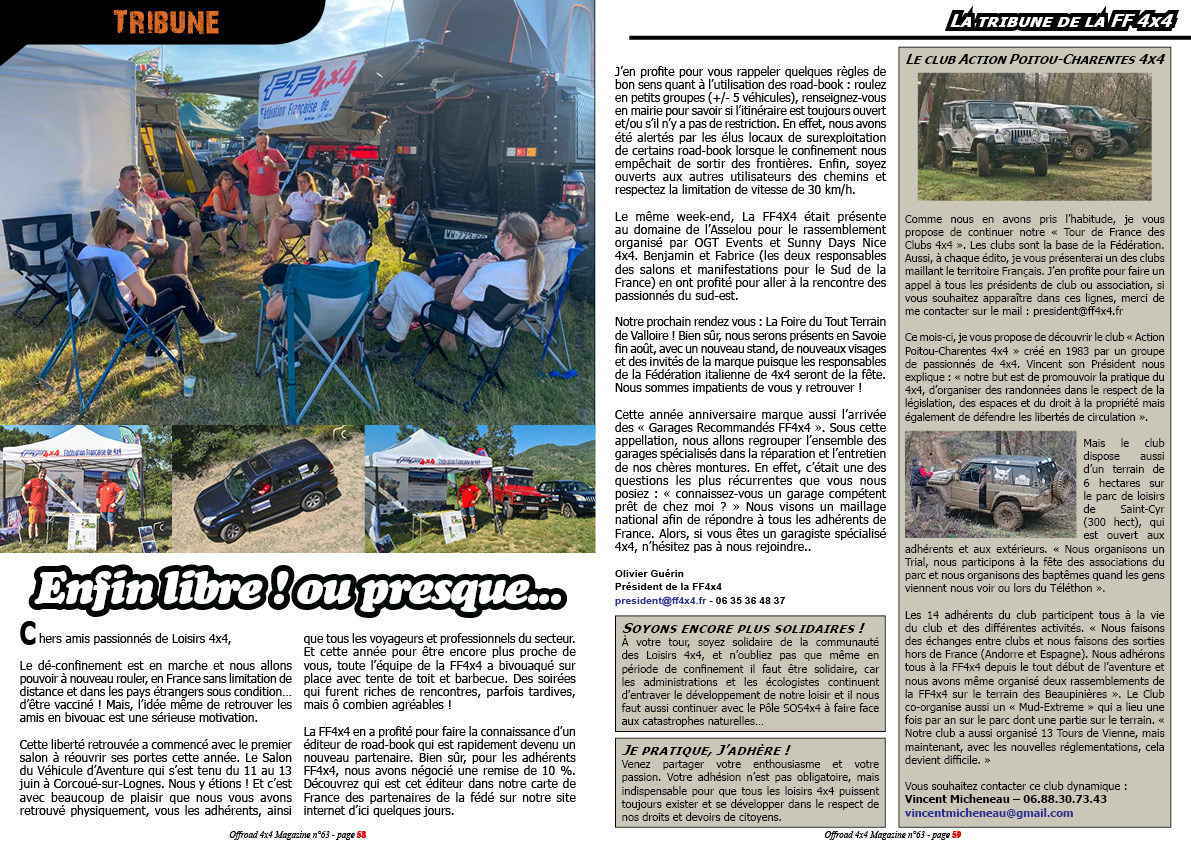 La Tribune de la FF 4x4