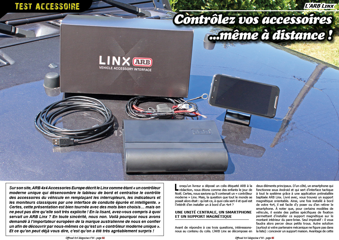 Test accessoireÂ : lï¿½ARB Linx
