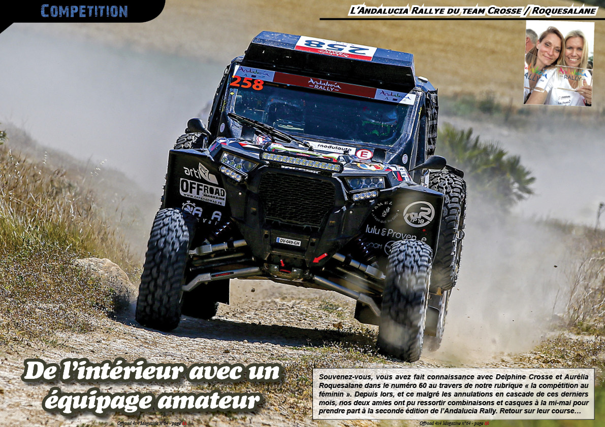 lï¿½Andalucia Rallye du team Crosse / Roquesalane