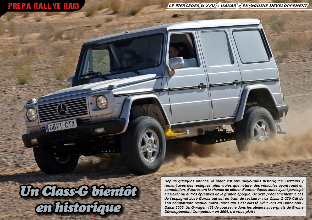 le Class-G 270 ï¿½ Dakar ï¿½ ex-Groine Developpement